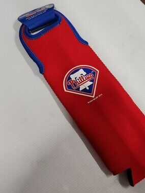 2pk MLB Philadelphia Phillies Wine Bottle Cooler Insulated Sleeve Neoprene 163